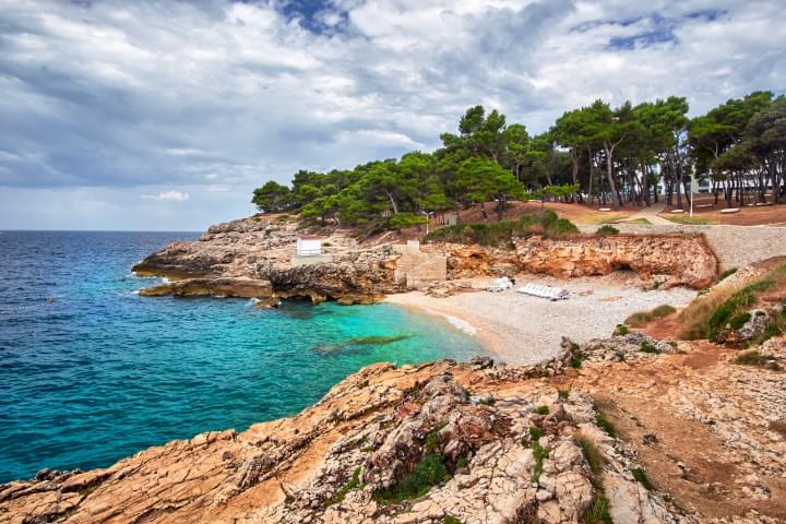 Strand in Pula