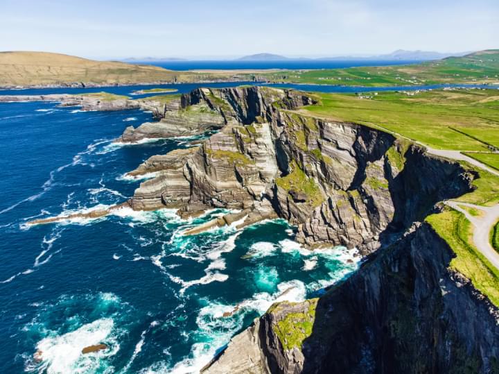 Klippe in Kerry, Irland