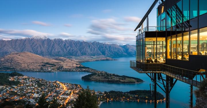 Blick auf Queenstown