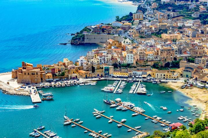 Ausblick auf Trapani