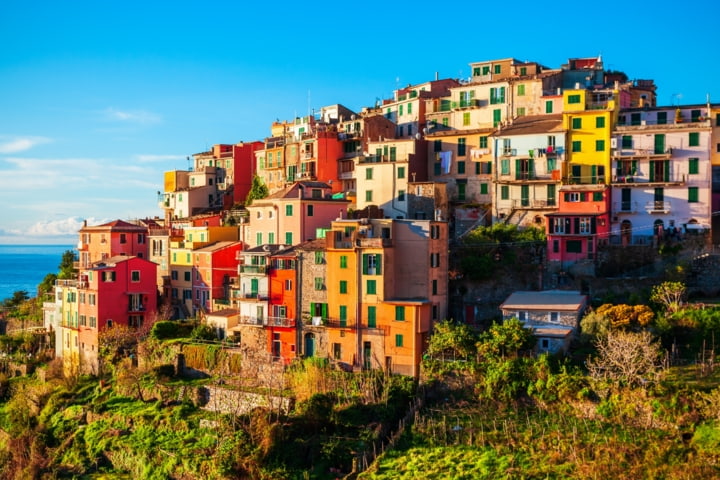 Blick auf Corniglia