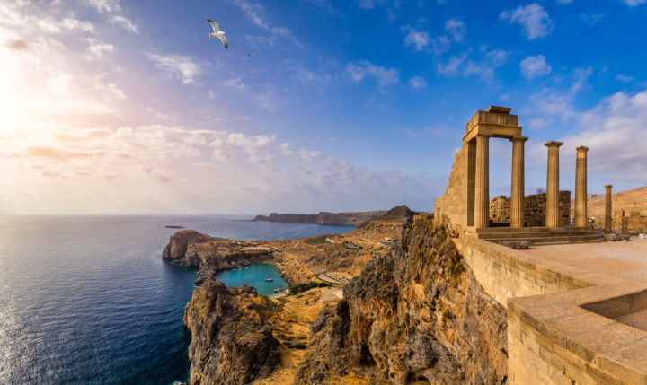 Ruinen des Akropolis Tempels