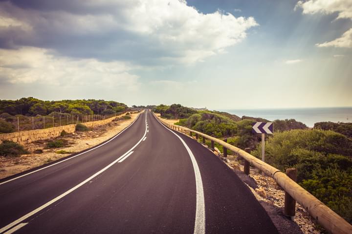 Straße auf Mallorca