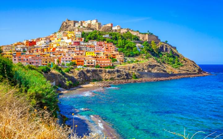 Blick auf Castelsardo 