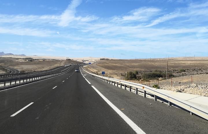 Straße auf Fuerteventura