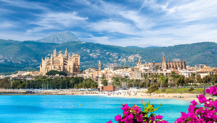 Blick auf Palma, Mallorca