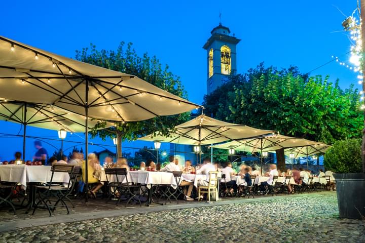 Sommernacht in Bergamo