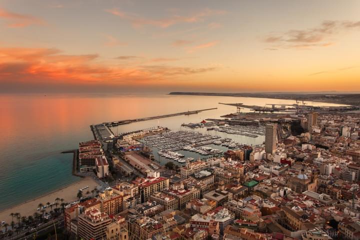 Alicante, Aussicht auf das Meer