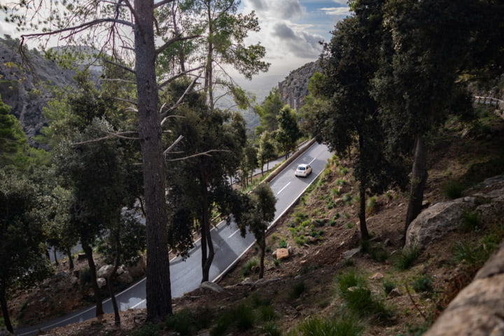 Bergstraße auf Mallorca