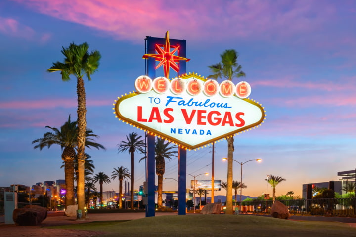 Das bekannte Las Vegas Willkommens-Schild