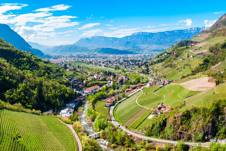 Blick auf Bozen