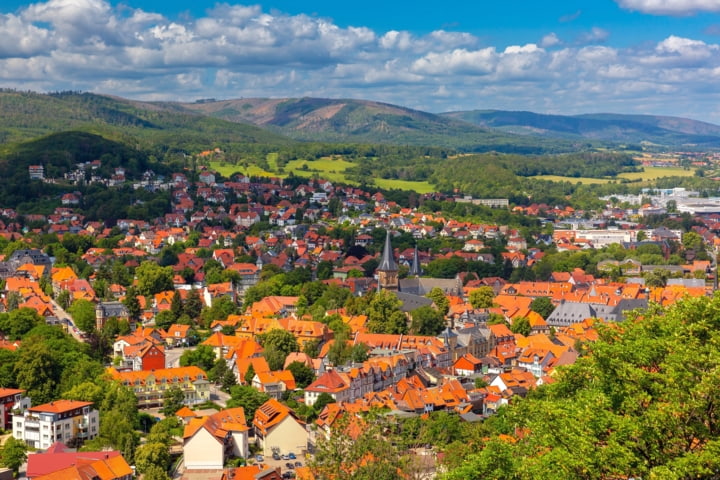 Blick auf Wernigerode