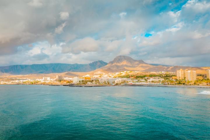 Blick auf die Küste von Teneriffa