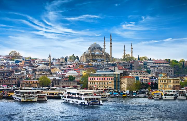 Blick auf Istanbul, Türkei