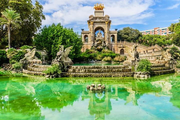 Cascada im Park de la Ciutadella