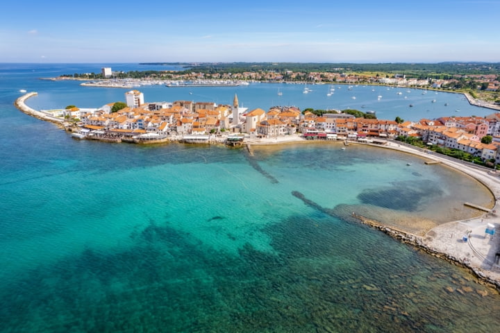 Blick auf Umag