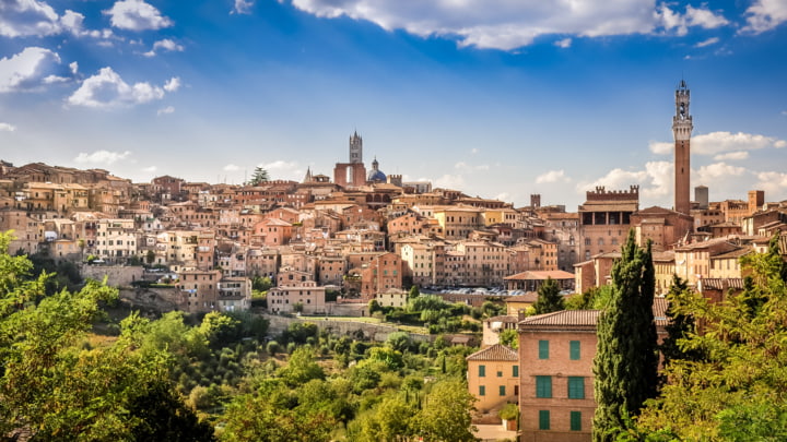 Blick auf Siena