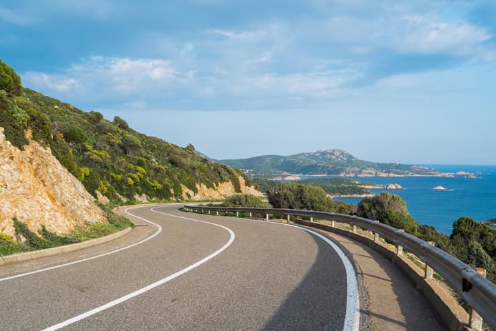 Straße auf Sardinien