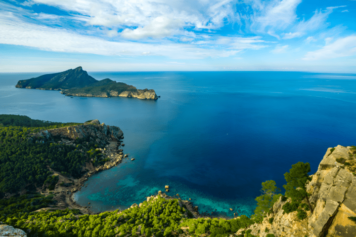 Sicht auf Dragonera und das Meer