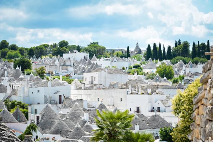 Einzigartige Architektur von Alberobello