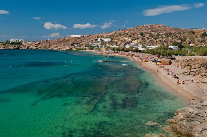 Paradise Beach auf Mykonos