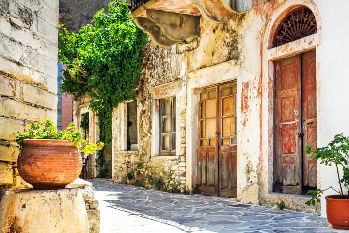 Alte Gasse in Naxos (Stadt)