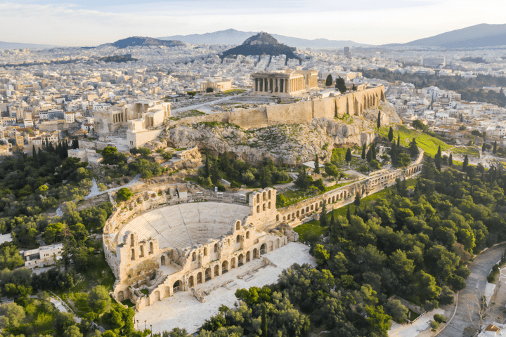 Tempel in Athen, Griechenland