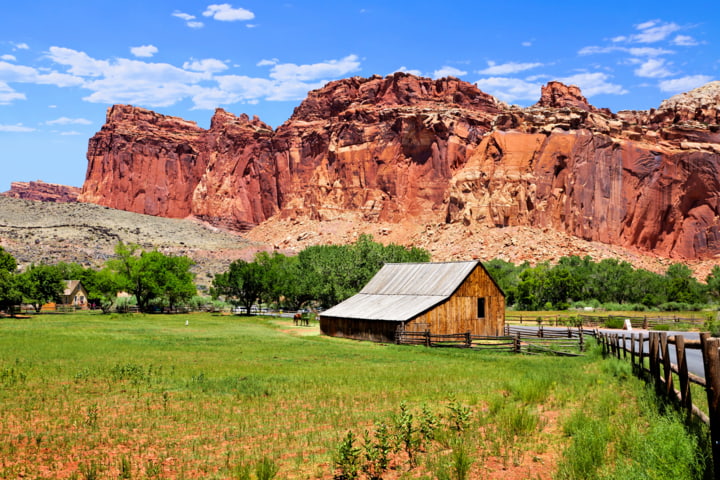 Fruita Barn im Capitol Reef Nationalpark