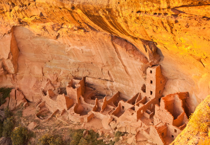 Cliff Dwellings in Mesa Verde