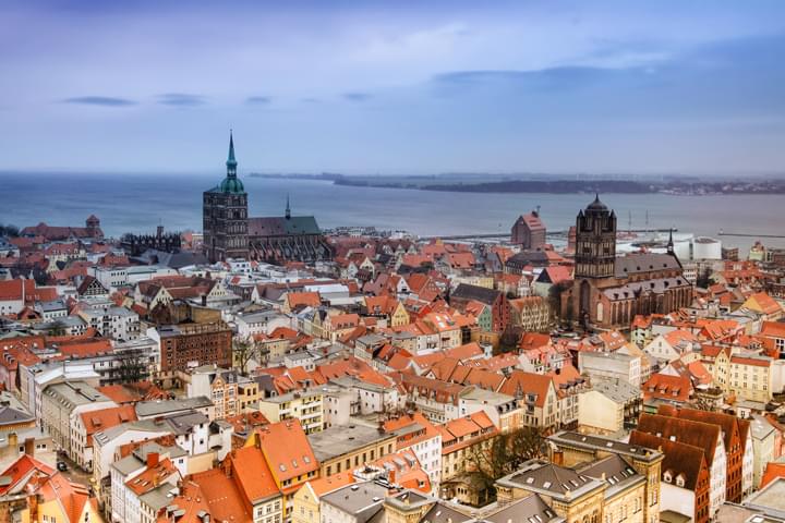 Blick über Stralsund