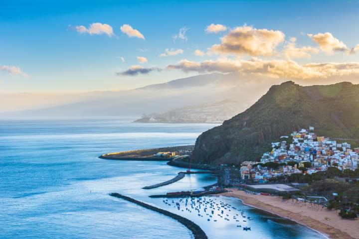 Blick auf Teneriffas Küste