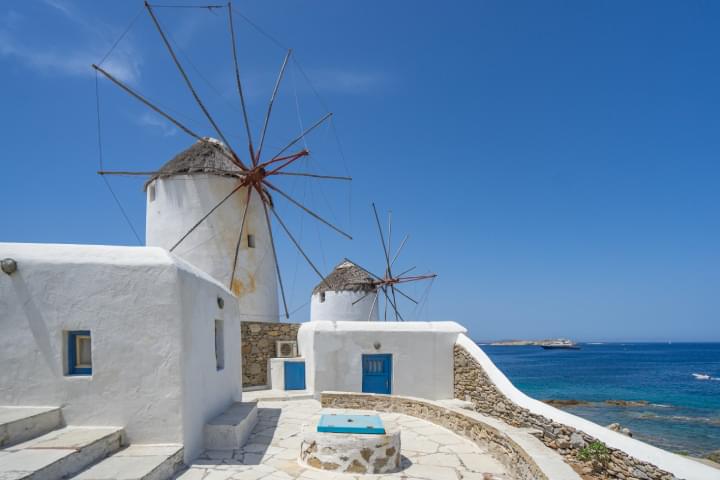 Windmühlen auf Mykonos