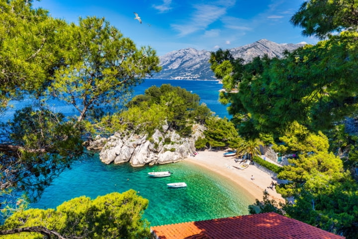 Strand von Makarska