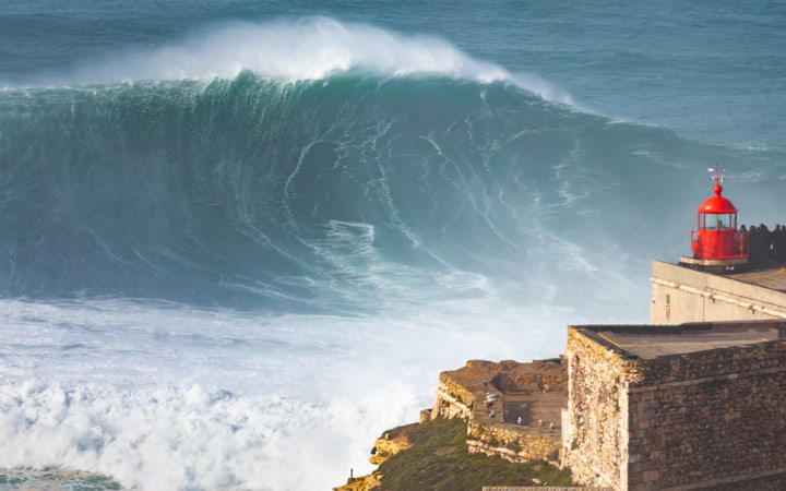 Leuchtturm bei Nazare