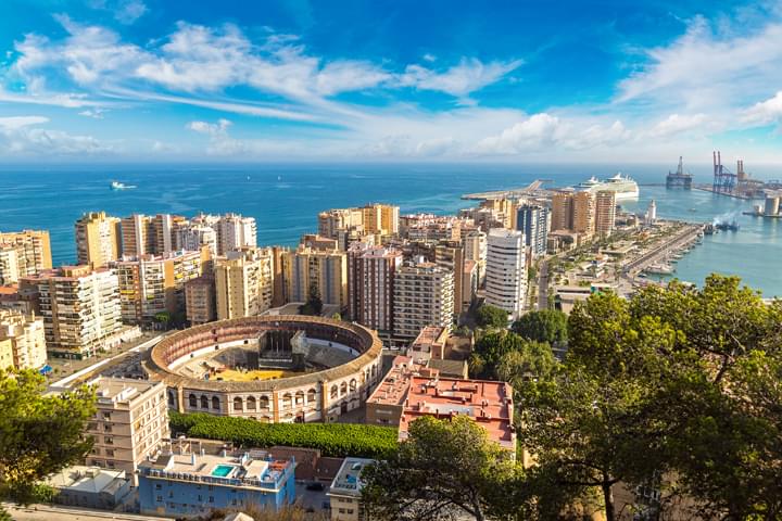 Ausblick auf Malaga