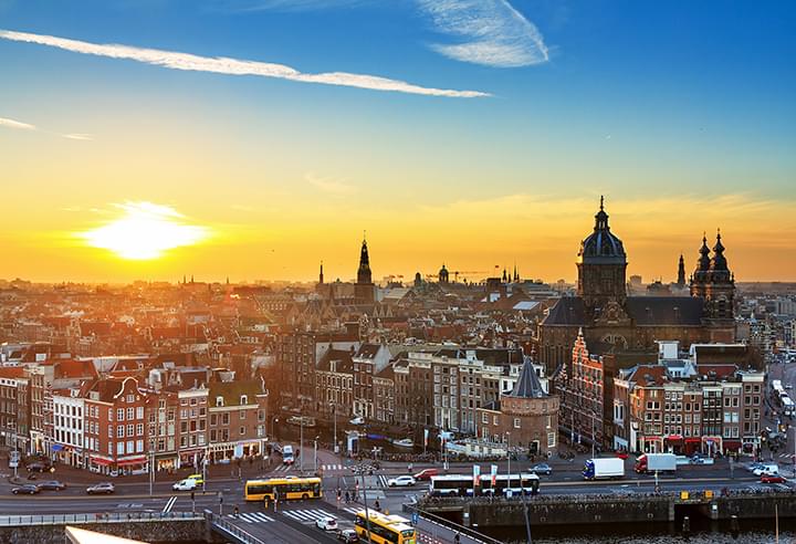 Blick auf Amsterdam