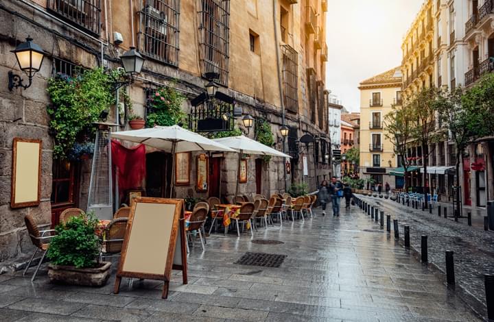 Straße in Madrid