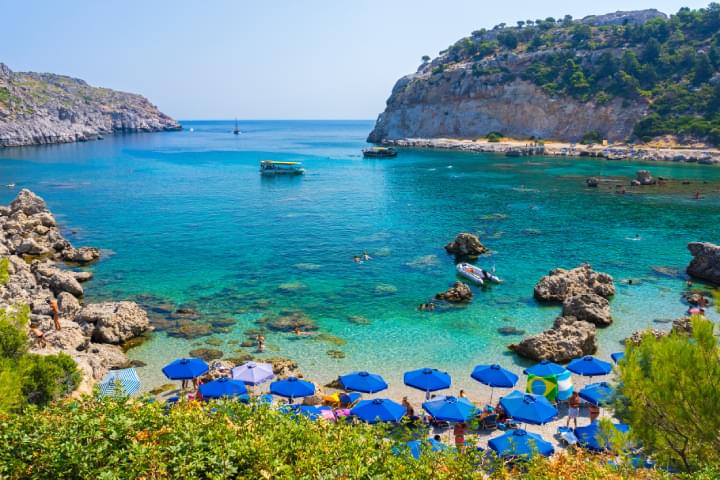 Anthony Quinn Bay auf Rhodos