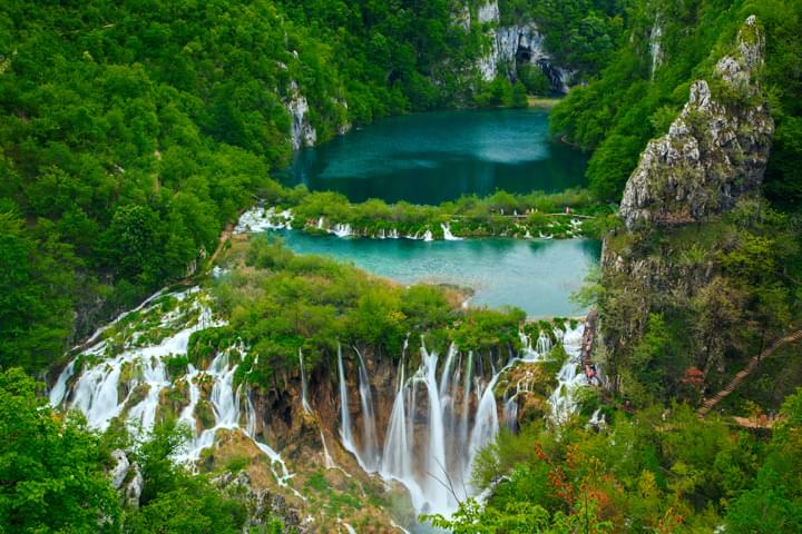 Wasserfall im Plitvice Nationalpark