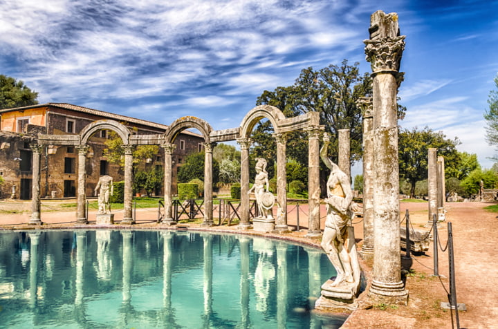 Canopus der Villa Adriana