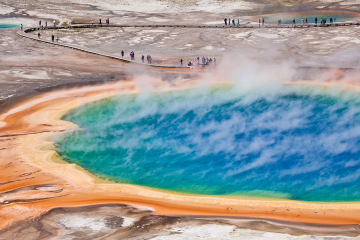 Die Grand Prismatic Spring