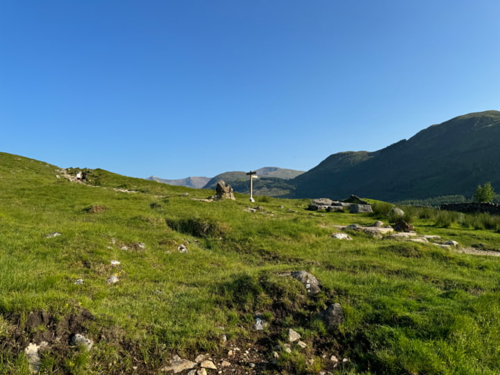 Teil des Wanderwegs in Fort William