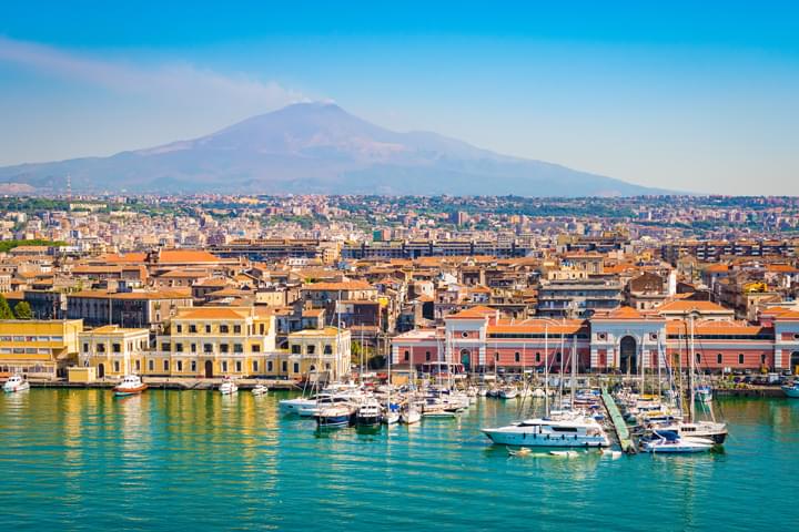 Blick auf Catania