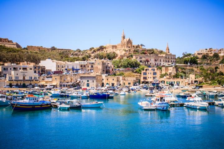 Hafen in Valetta, Malta