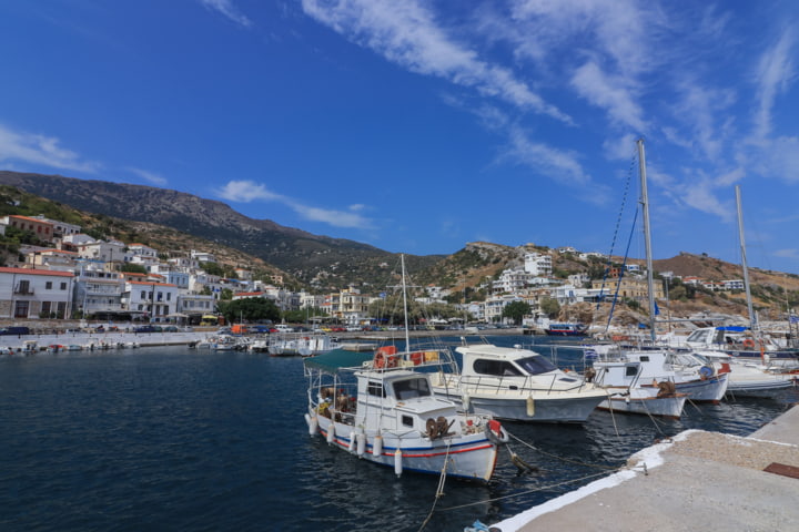 Hafen in Agios Kirykos