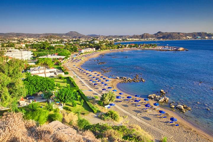 Faliraki Strand auf Rhodos