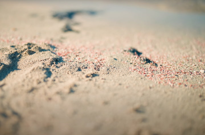 Sand am Strand von Elafonissi