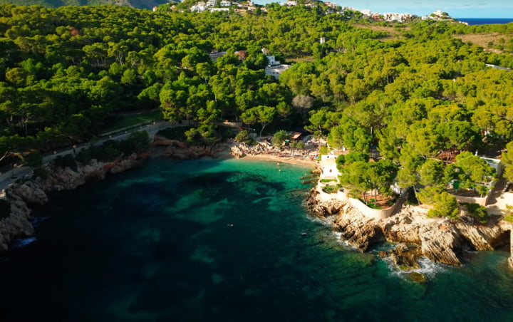 Bucht in Cala Rajada