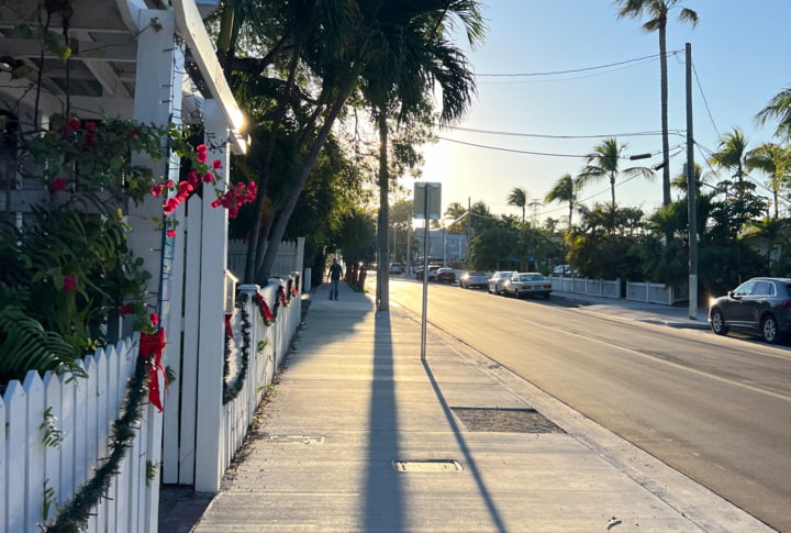 Straße auf Key West