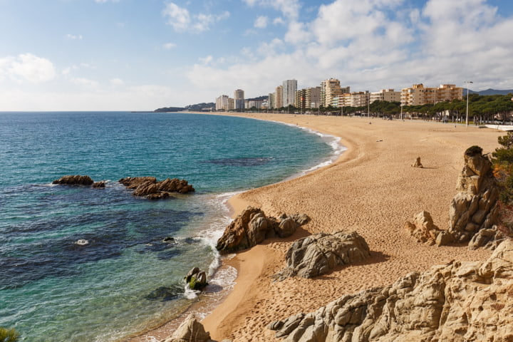 Strand in Platja d'Aro